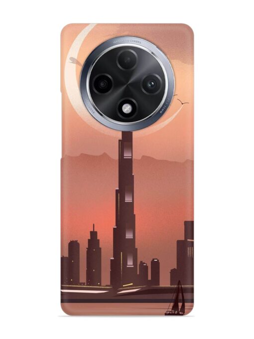 Landmark Burj Khalifa Snap Case for Oppo F27 Pro Plus (5G) Zapvi