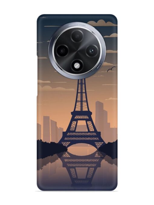 France Paris Eiffel Tower Gradient Snap Case for Oppo F27 Pro Plus (5G)