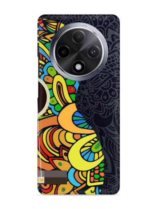 Guitar Vector Art Snap Case for Oppo F27 Pro Plus (5G) Zapvi