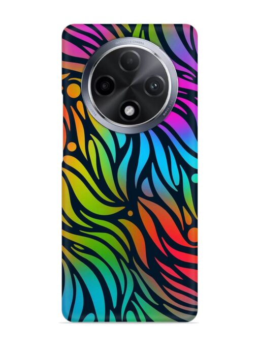 Abstract Leaf Design Snap Case for Oppo F27 Pro Plus (5G)