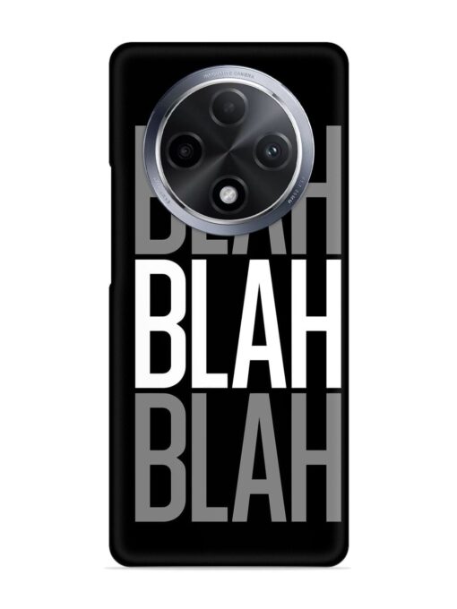 Blah Blah Blah Wallpaper Snap Case for Oppo F27 Pro Plus (5G) Zapvi