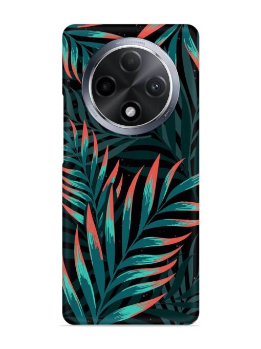 Green Leaf Art Snap Case for Oppo F27 Pro Plus (5G)