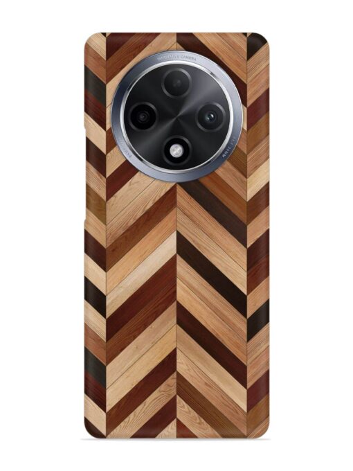 Seamless Wood Parquet Snap Case for Oppo F27 Pro Plus (5G)