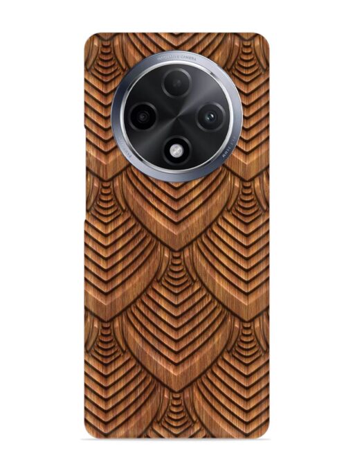 Carved Pattern On Snap Case for Oppo F27 Pro Plus (5G)