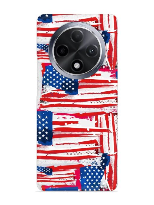 Usa Flag Seamless Snap Case for Oppo F27 Pro Plus (5G) Zapvi