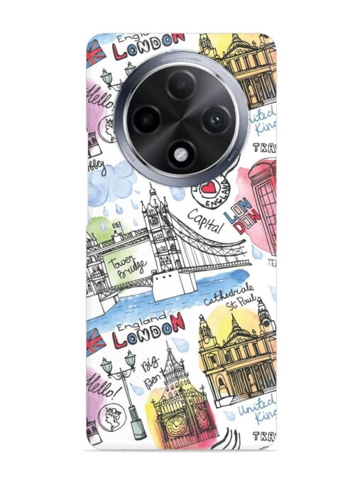 Vector London Landmark Snap Case for Oppo F27 Pro Plus (5G) Zapvi