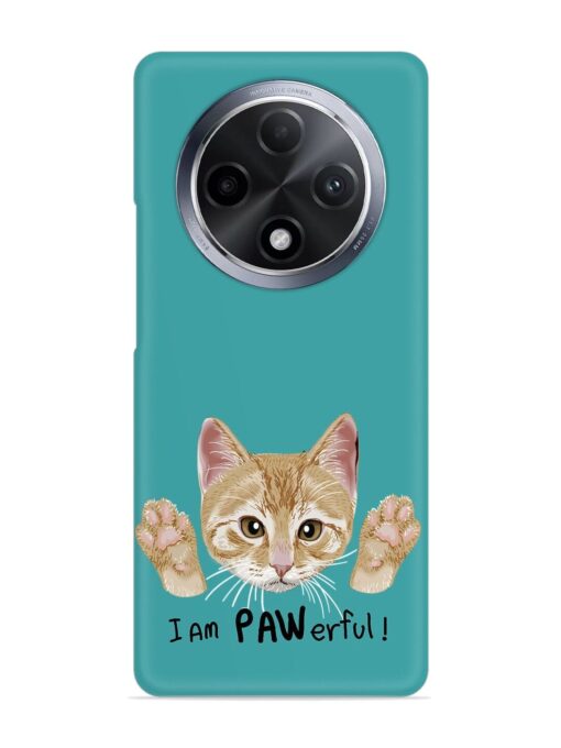 Typography Slogan Cat Snap Case for Oppo F27 Pro Plus (5G) Zapvi