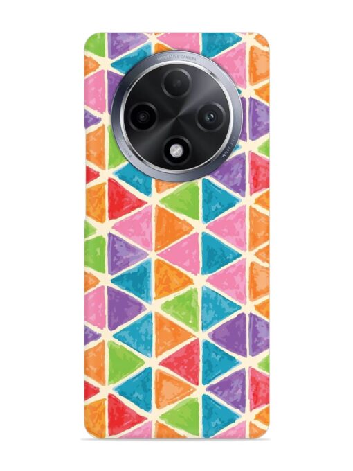 Seamless Colorful Isometric Snap Case for Oppo F27 Pro Plus (5G) Zapvi