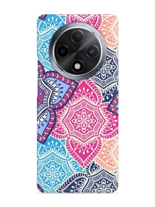 Ethnic Floral Seamless Snap Case for Oppo F27 Pro Plus (5G)