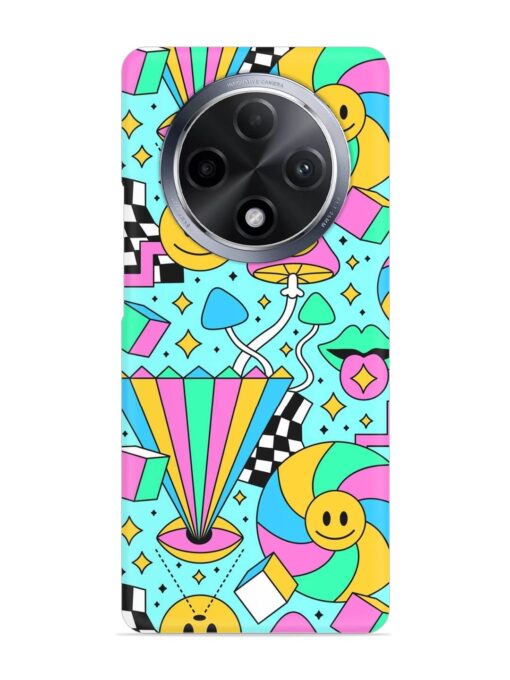 Trippy Rainbow 60S Snap Case for Oppo F27 Pro Plus (5G)