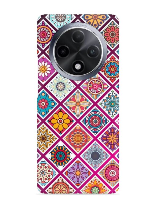 Seamless Tile Pattern Snap Case for Oppo F27 Pro Plus (5G) Zapvi