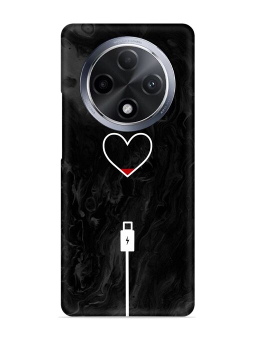 Heart Charging Vector Snap Case for Oppo F27 Pro Plus (5G)