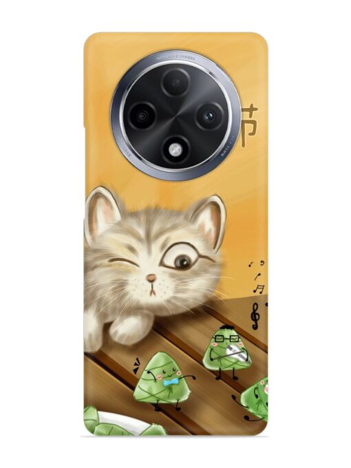 Cat Scorpion Dancing Snap Case for Oppo F27 Pro Plus (5G) Zapvi