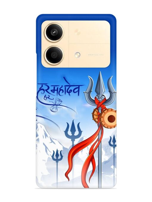 Har Har Mahadev Trishul Snap Case for Poco X6 Neo (5G)