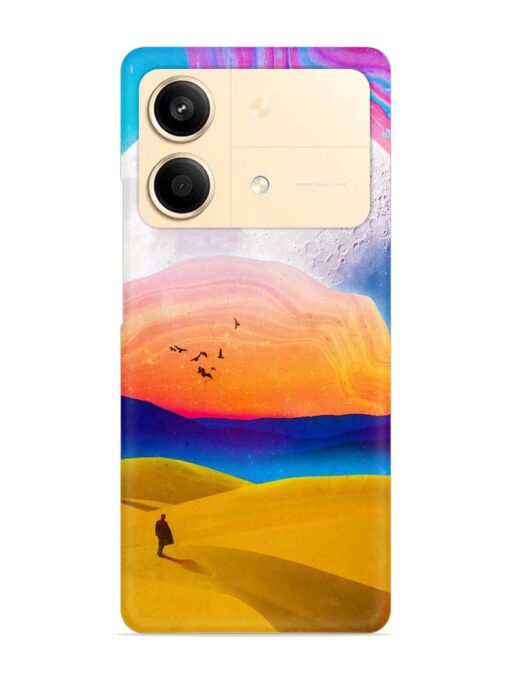 Sandy Desert Snap Case for Poco X6 Neo (5G)