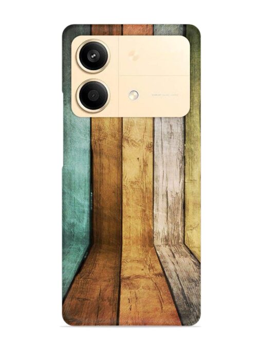 Wooden Realistic Art Snap Case for Poco X6 Neo (5G)