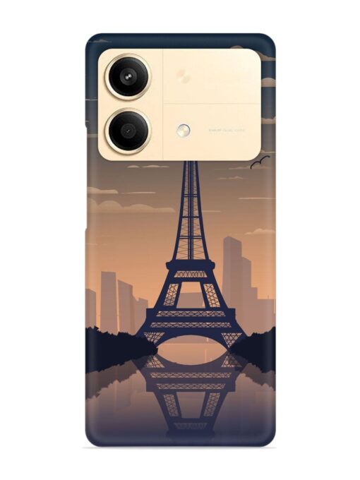 France Paris Eiffel Tower Gradient Snap Case for Poco X6 Neo (5G)