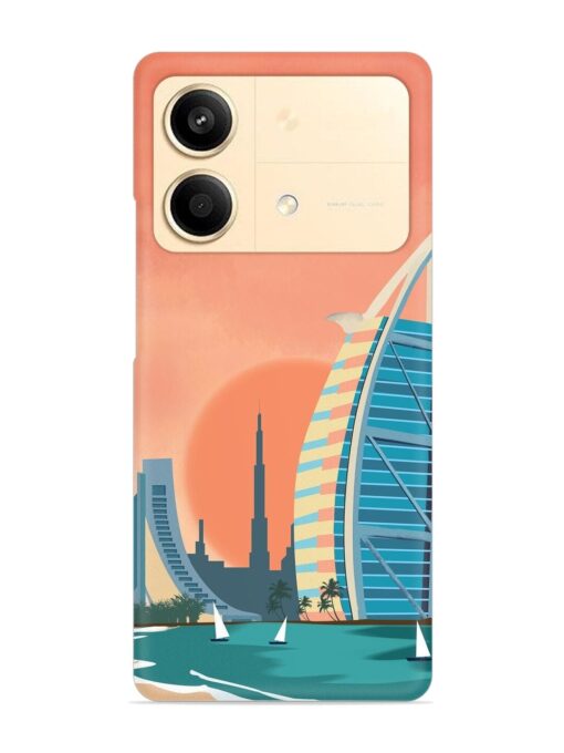 Dubai Architectural Scenery Snap Case for Poco X6 Neo (5G)