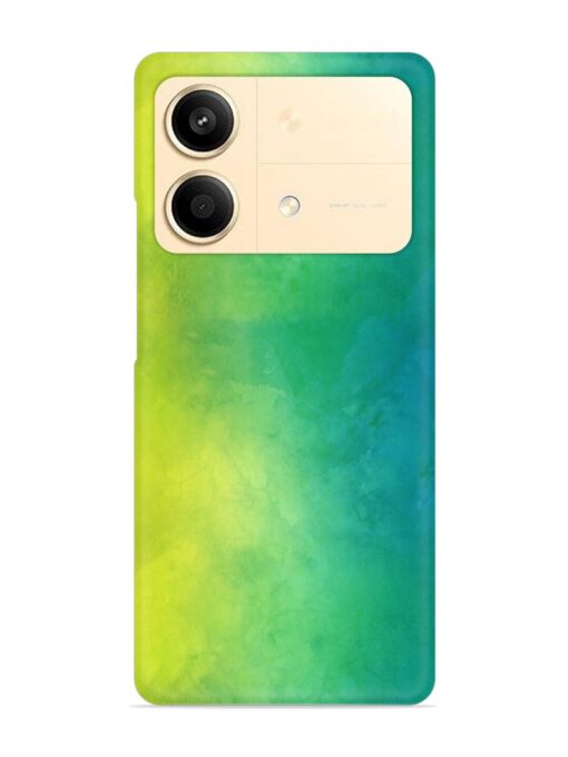 Yellow Green Gradient Snap Case for Poco X6 Neo (5G) Zapvi