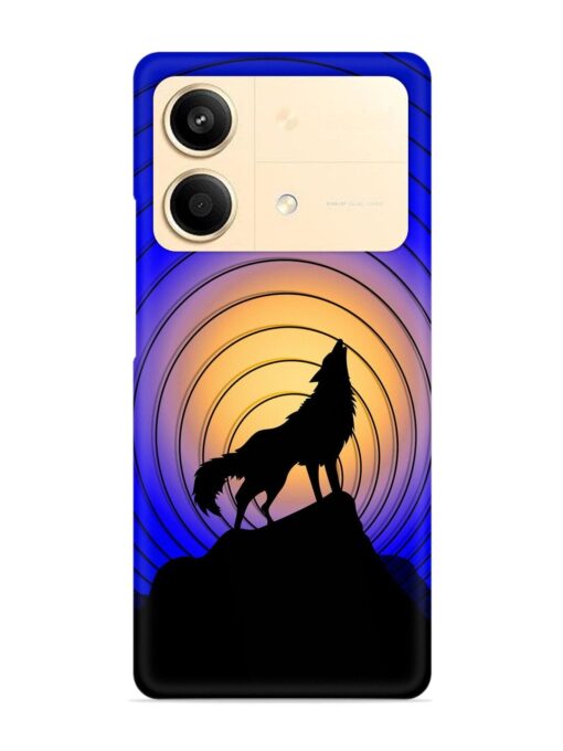 Fox Roaring Design Snap Case for Poco X6 Neo (5G)