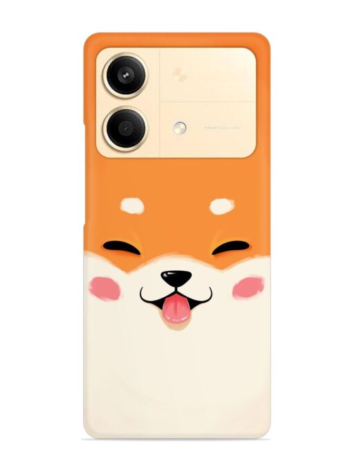 Happy Cat Art Snap Case for Poco X6 Neo (5G)