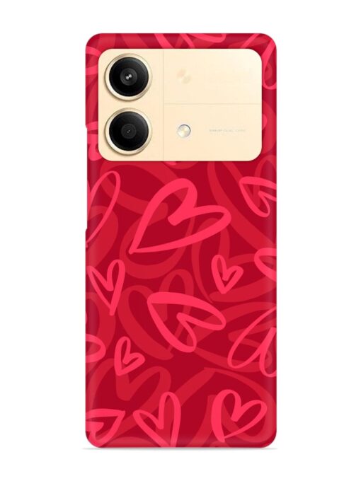 Seamless Romantic Pattern Snap Case for Poco X6 Neo (5G)