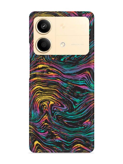 Abstract Liquid Colors Snap Case for Poco X6 Neo (5G)