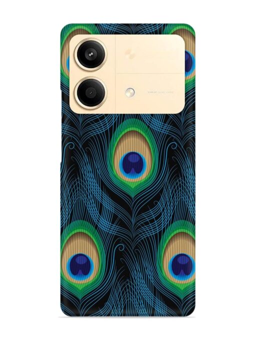 Seamless Pattern Peacock Snap Case for Poco X6 Neo (5G) Zapvi