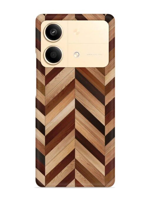 Seamless Wood Parquet Snap Case for Poco X6 Neo (5G)