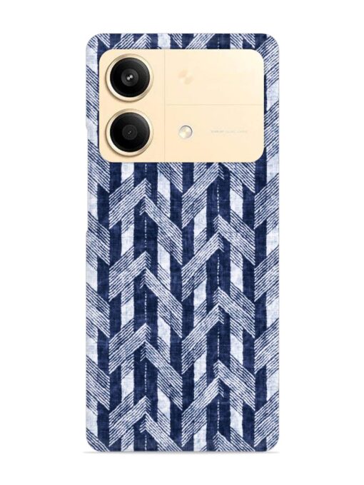 Abstract Herringbone Motif Snap Case for Poco X6 Neo (5G) Zapvi