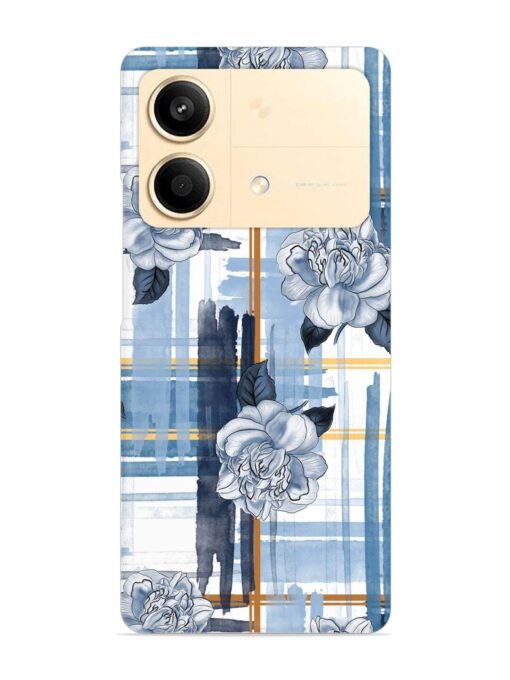 Watercolor Pattern Rose Snap Case for Poco X6 Neo (5G) Zapvi