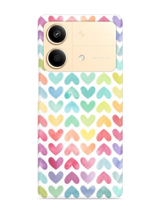 Seamless Colorful Watercolor Snap Case for Poco X6 Neo (5G)