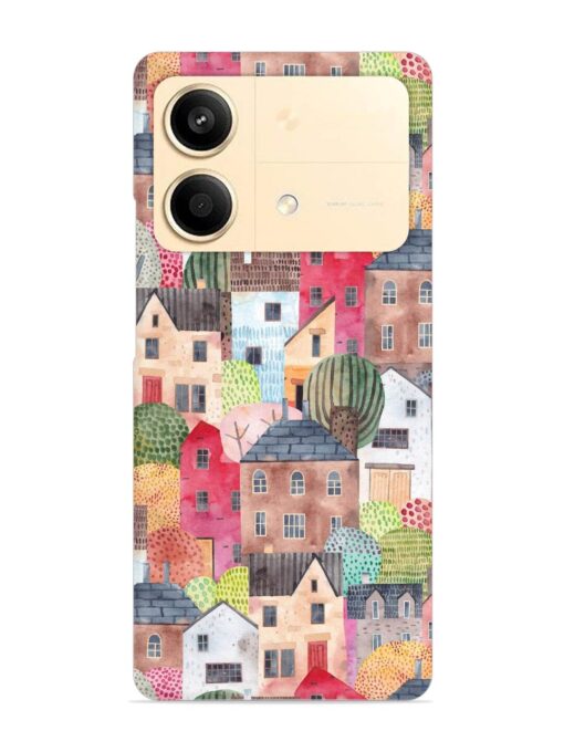 Abstract Seamless Pattern Snap Case for Poco X6 Neo (5G)