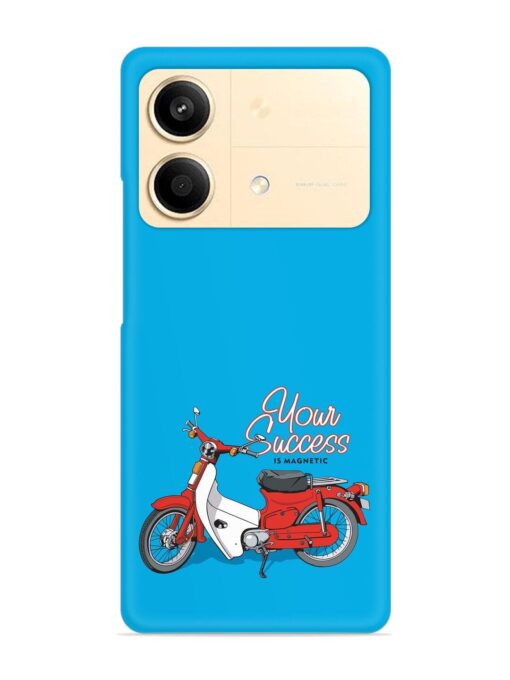 Motorcycles Image Vector Snap Case for Poco X6 Neo (5G)