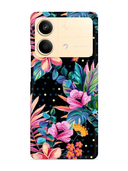 Seamless Floral Pattern Snap Case for Poco X6 Neo (5G)