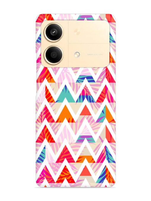 Abstract Triangle Background Snap Case for Poco X6 Neo (5G)