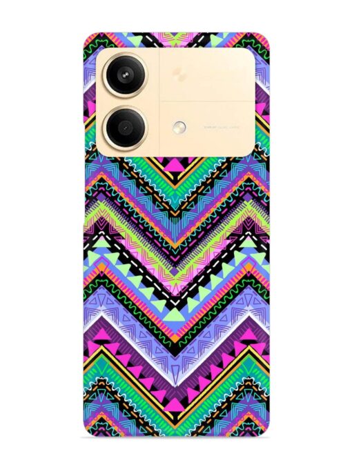 Tribal Aztec Print Snap Case for Poco X6 Neo (5G)