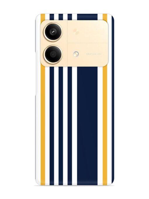 Seamless Stripe Pattern Snap Case for Poco X6 Neo (5G)