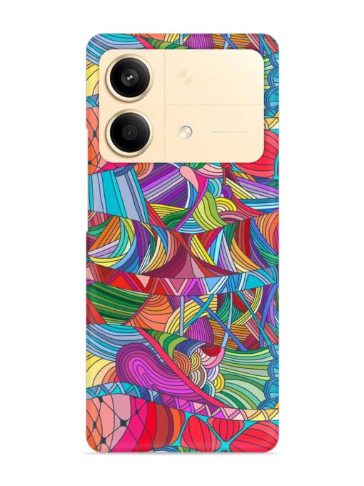 Seamless Patterns Hand Drawn Snap Case for Poco X6 Neo (5G)