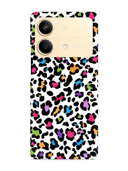 Seamless Leopard Pattern Snap Case for Poco X6 Neo (5G)