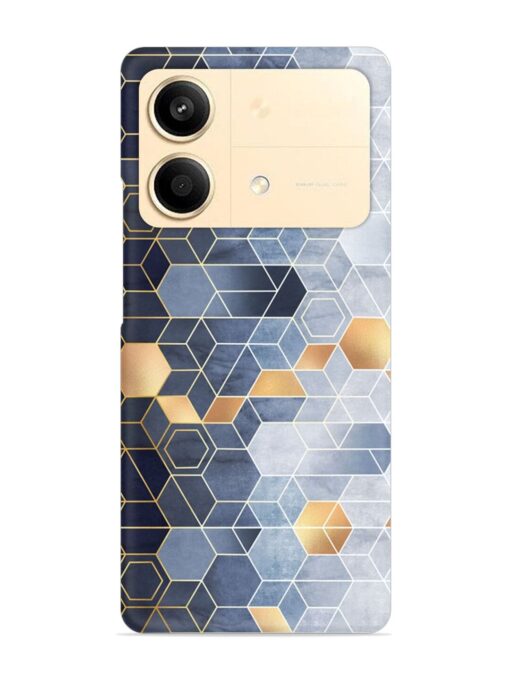 Geometric Abstraction Hexagons Snap Case for Poco X6 Neo (5G) Zapvi