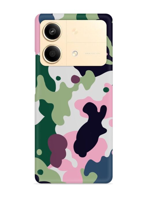 Seamless Funky Camouflage Snap Case for Poco X6 Neo (5G)