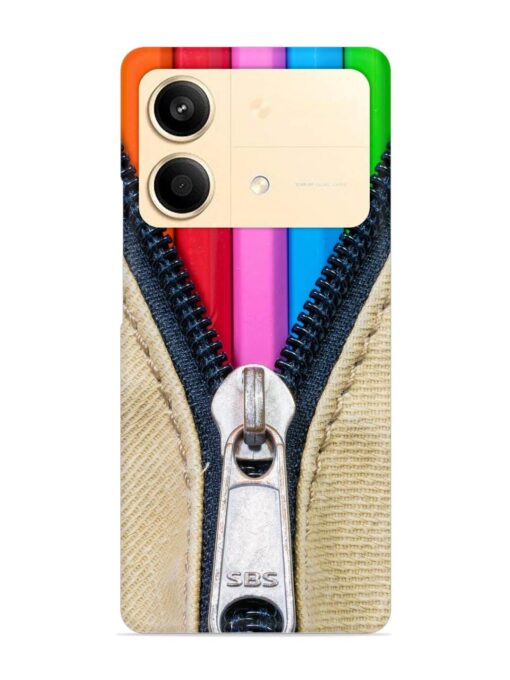 Zip In Color Snap Case for Poco X6 Neo (5G) Zapvi