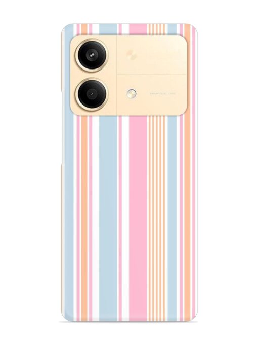 Stripe Seamless Pattern Snap Case for Poco X6 Neo (5G)