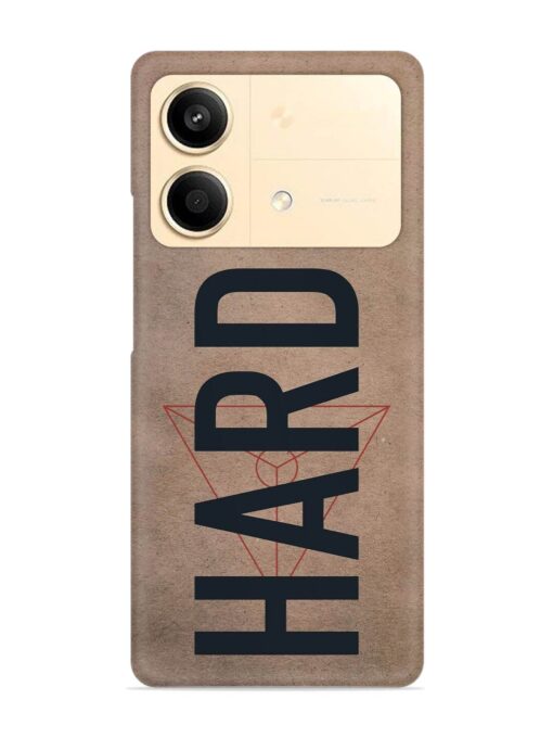 Hard Typo Snap Case for Poco X6 Neo (5G)