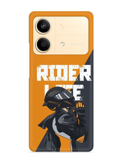 Rider Life Snap Case for Poco X6 Neo (5G)