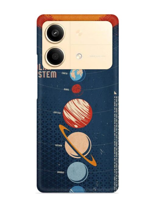 Solar System Vector Snap Case for Poco X6 Neo (5G)