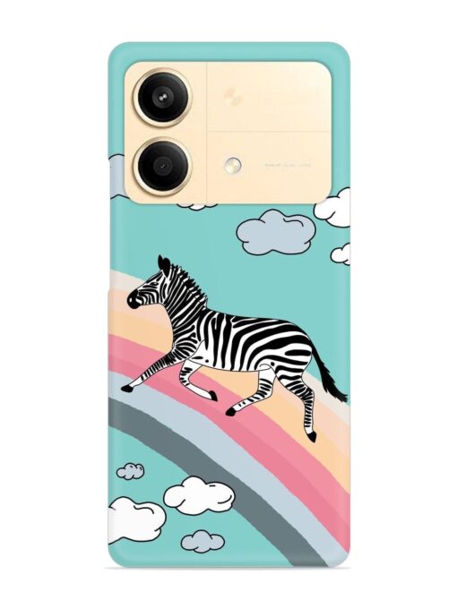 Running Zebra Snap Case for Poco X6 Neo (5G)