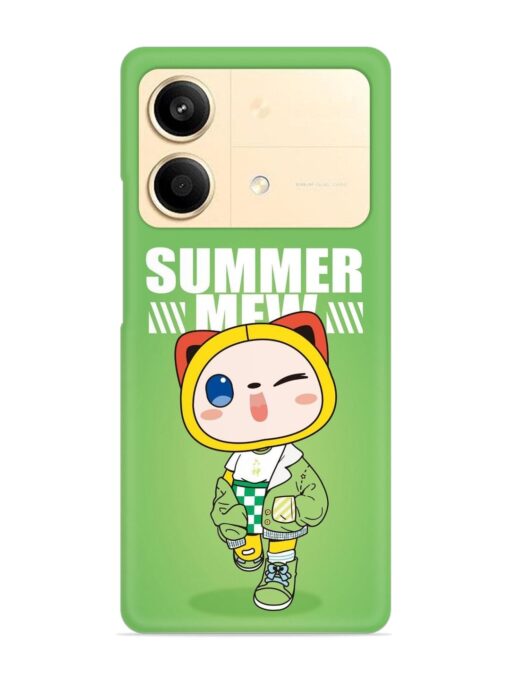 Summer Mew Snap Case for Poco X6 Neo (5G)