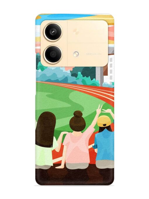 School Playground Snap Case for Poco X6 Neo (5G)